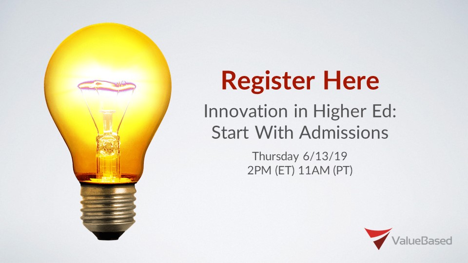Innovation and Admissions April 2018 v2