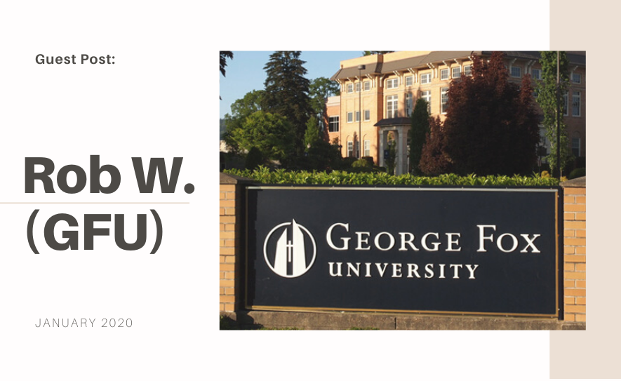 George Fox University Guest Blog Post: Rob Westervelt