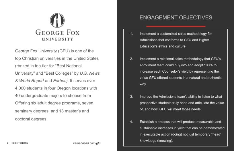 VBI Client Success Story: George Fox University