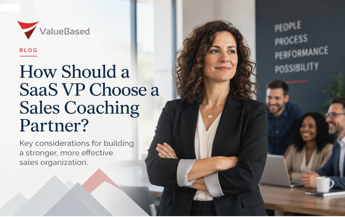 How should a SaaS VP Choose a Sales Coaching Partner?